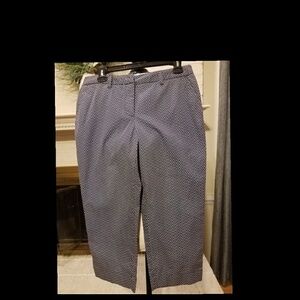 2/$30 LANDS' END Weekend Chino Crop Pants 10P NWT
